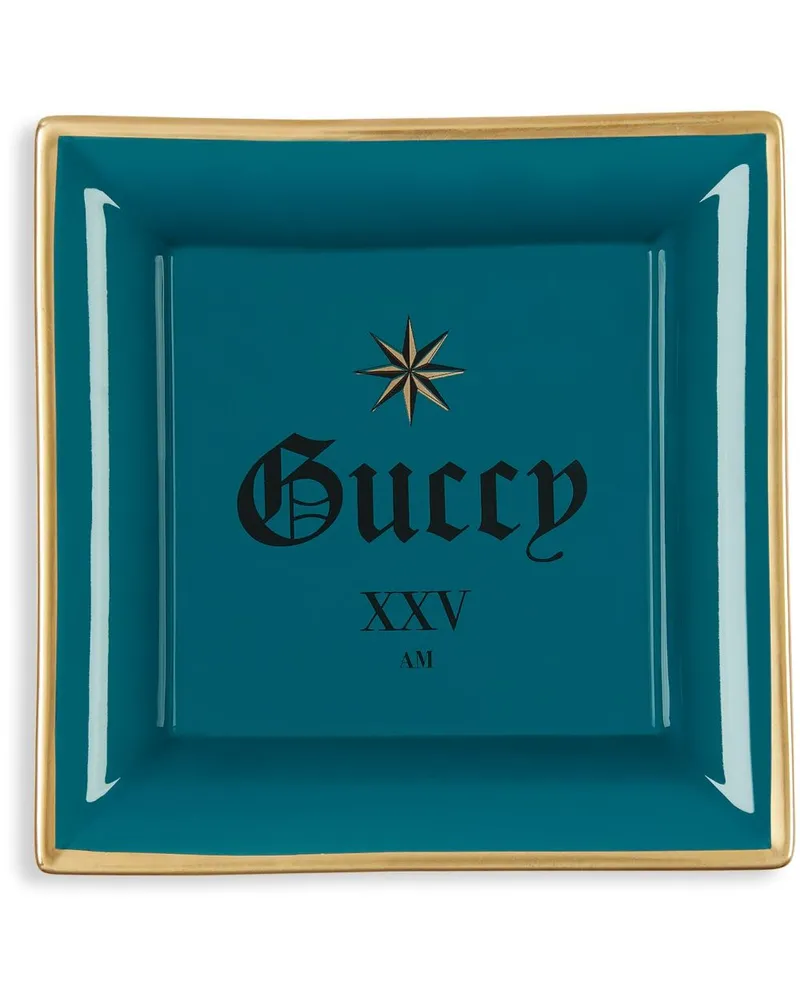 Guccy XXV Ablage aus Porzellan - Blau