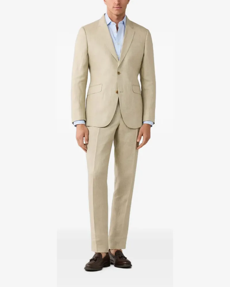 Hackett Belgravia Leinenanzug - Nude Nude