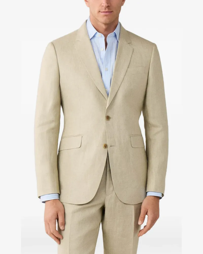 Hackett Belgravia Leinenanzug - Nude Nude