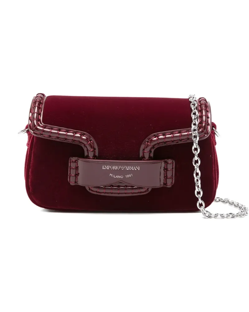 Emporio Armani panelled shoulder bag - Rot Rot
