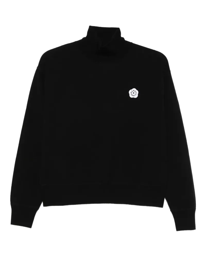 Kenzo Boke Flower Pullover mit Stehkragen - Schwarz Schwarz