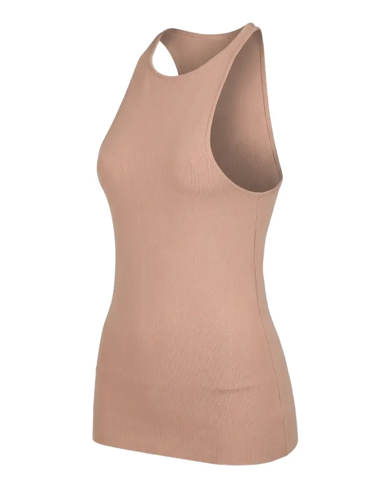 Valentino Garavani Geripptes Trägershirt - Nude Nude