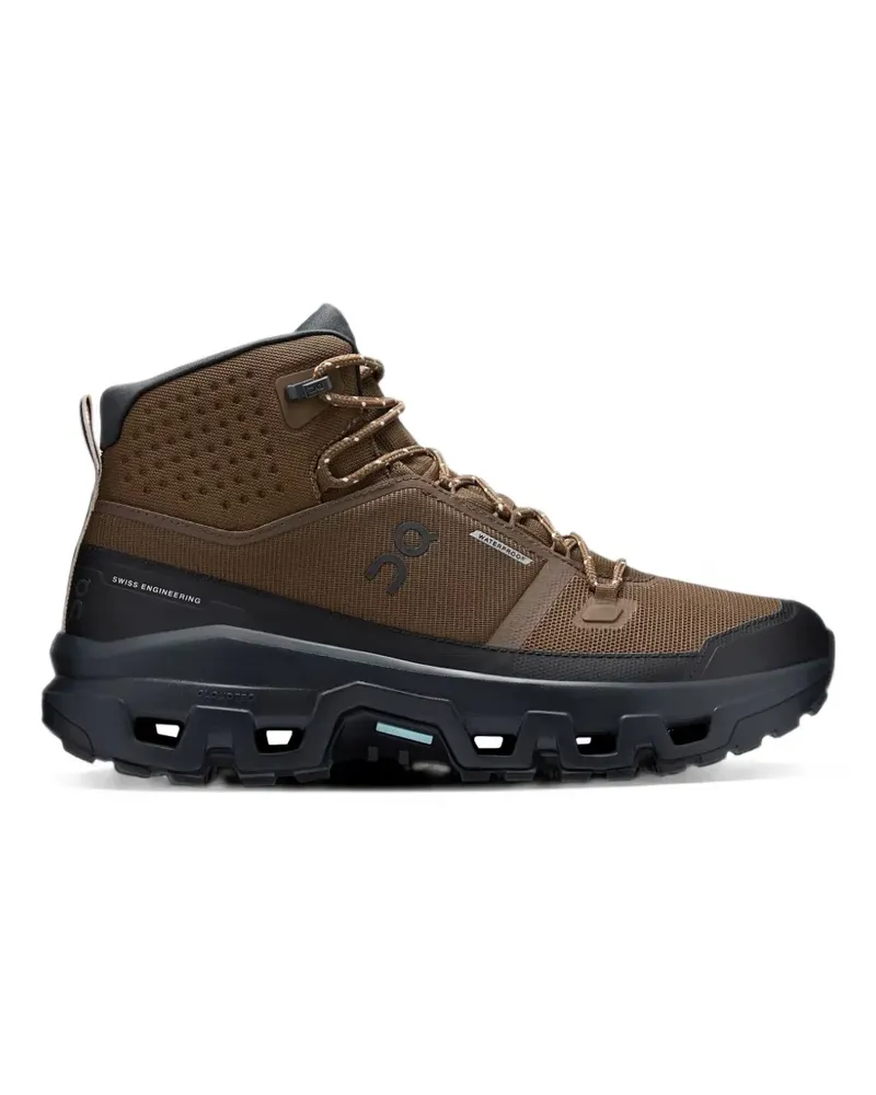 ON Wasserdichte Cloudrock Mid Sneakers - Braun Braun