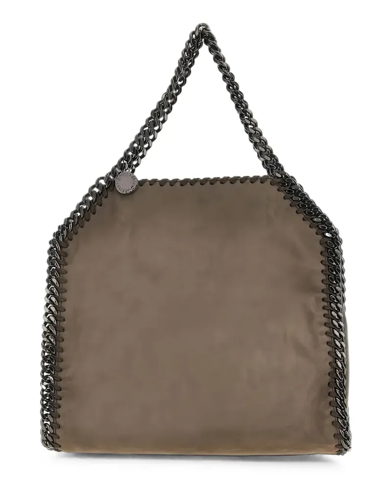 Stella McCartney Falabella whipstitch-trim tote bag - Nude Nude