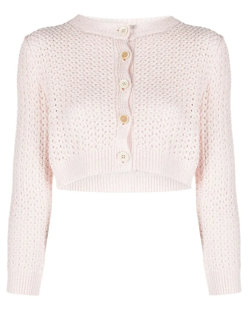 Fabiana Filippi Cardigan mit Pailletten - Rosa Rosa