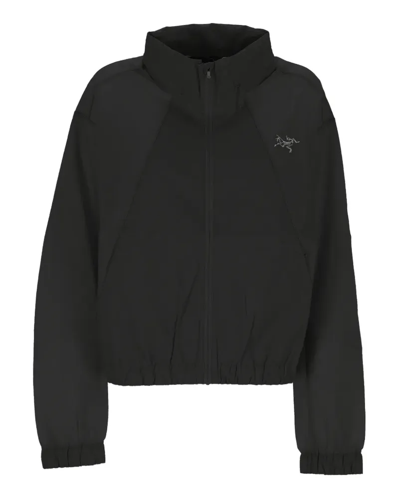 Arc'teryx logo-print zip-up jacket - Schwarz Schwarz
