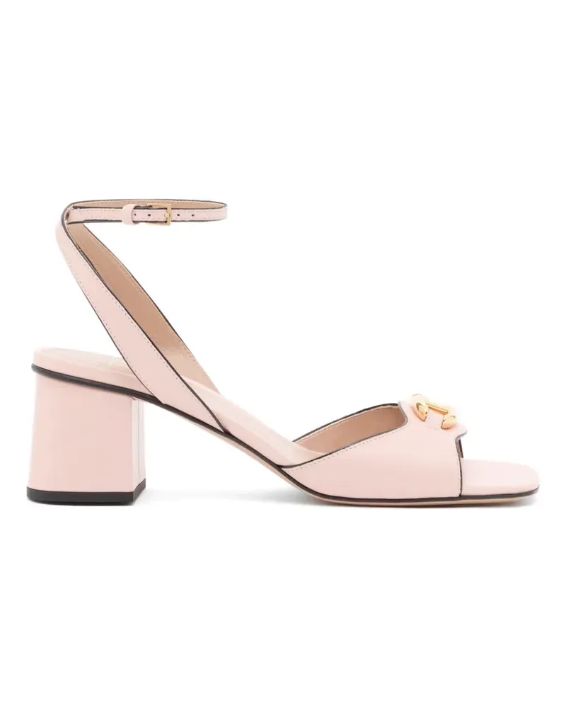 Valentino Garavani Vlogo The Bold Edition Sandalen aus Kalbsleder 60mm - Rosa Rosa