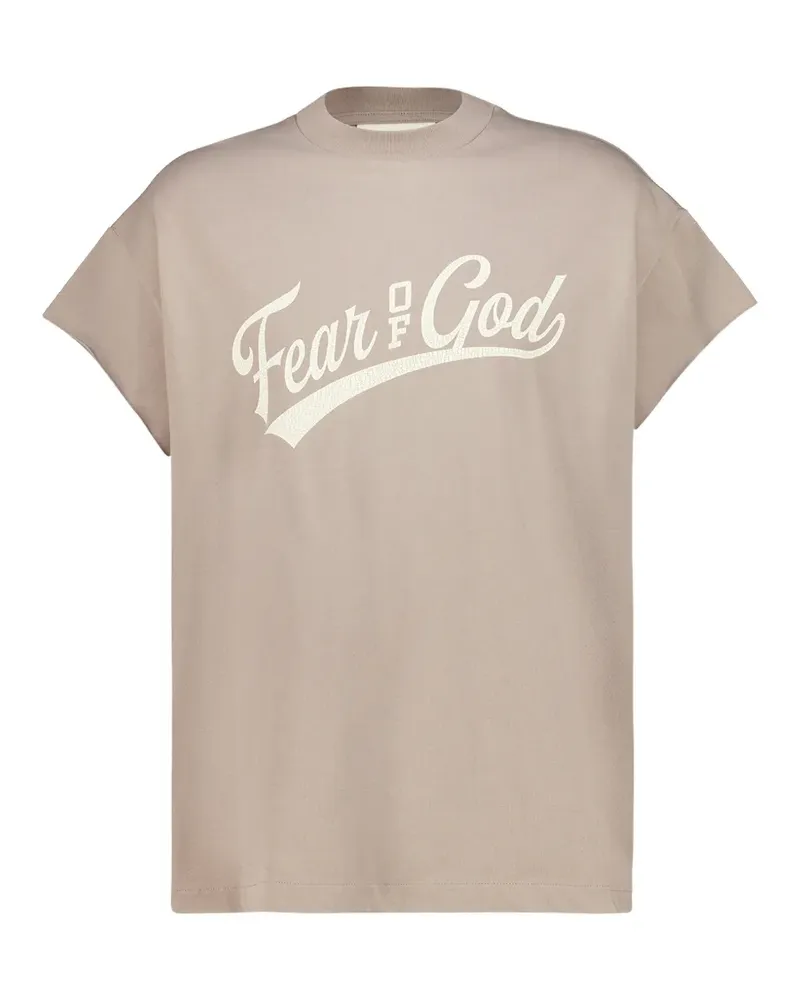 Fear of God Essentials T-Shirt mit Logo-Print - Nude Nude