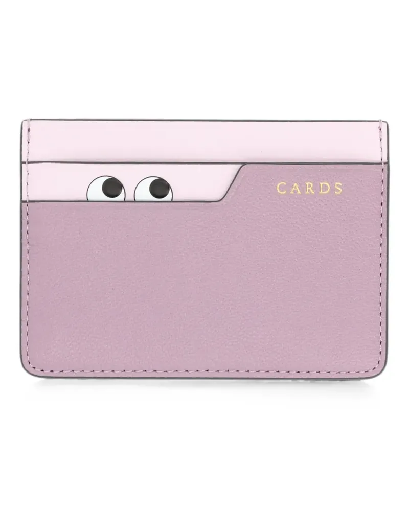Anya Hindmarch Peeping Eyes card holder - Violett Violett