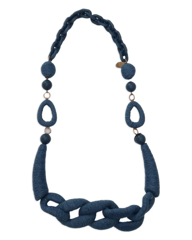 Max Mara Teismo Halskette - Blau Blau