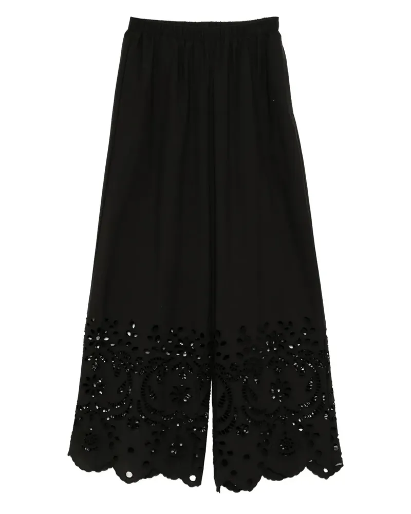 Bambah Eyelet Hose - Schwarz Schwarz