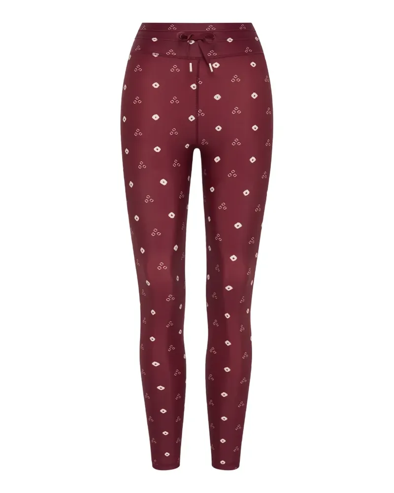 The Upside Leggings mit Bandhani-Print - Rot Rot