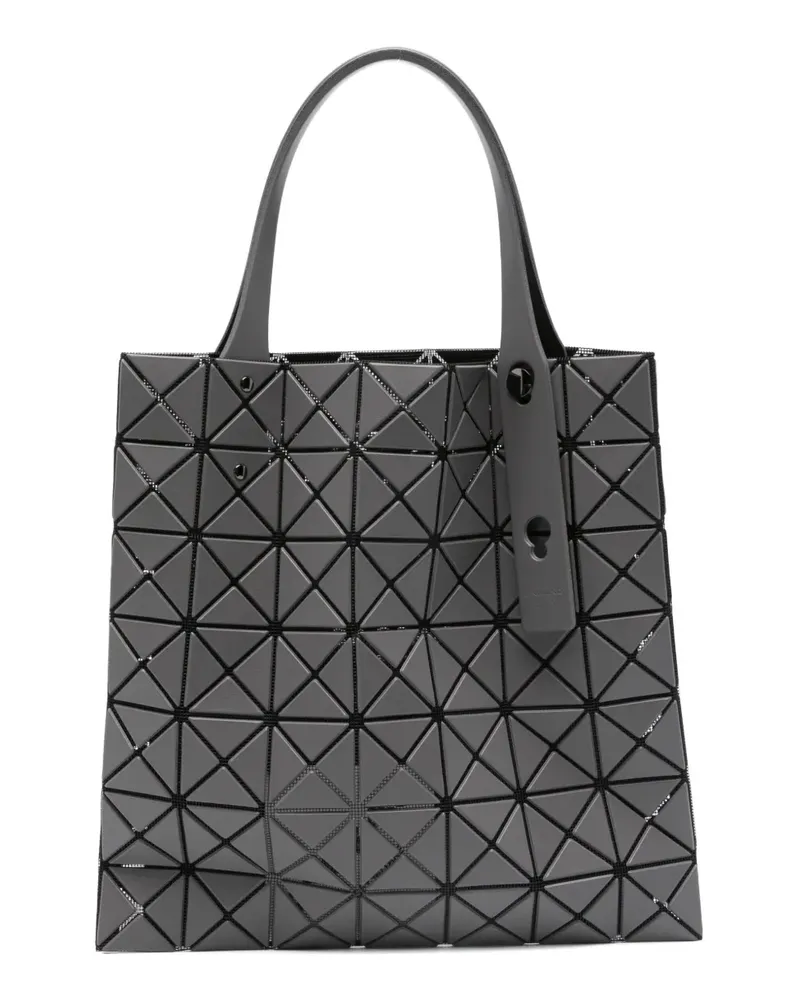 Issey Miyake Geometrisch gemusterter Prism Shopper - Grau Grau