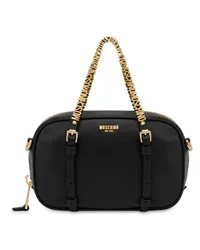 Moschino Handtasche mit Logo Schwarz