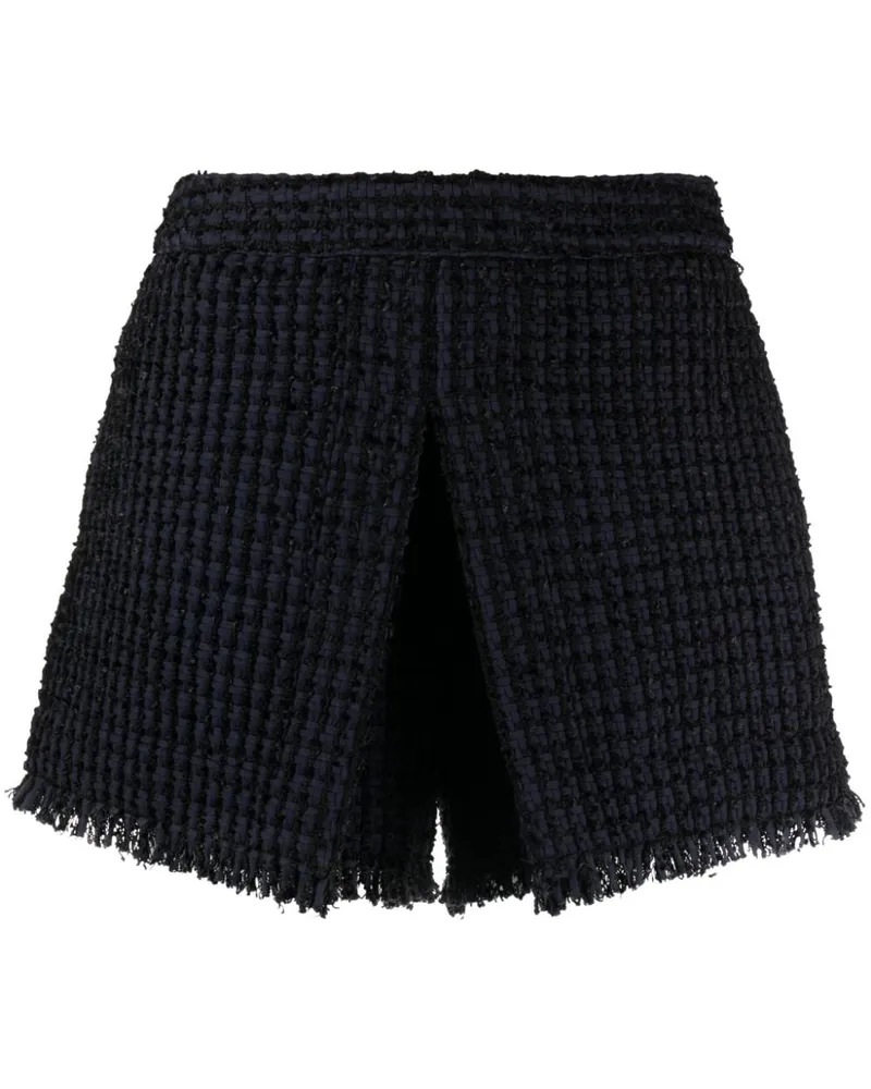 Dsquared2 Shorts mit Fransen Blau