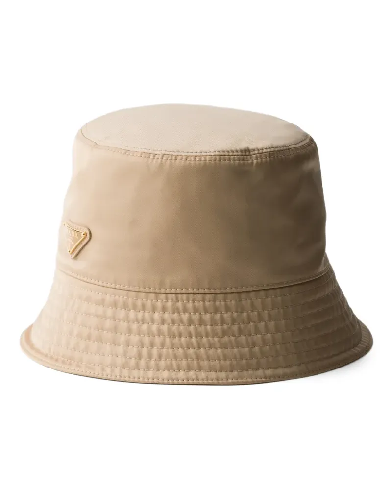 Prada Fischerhut aus Re-Nylon - Nude Nude