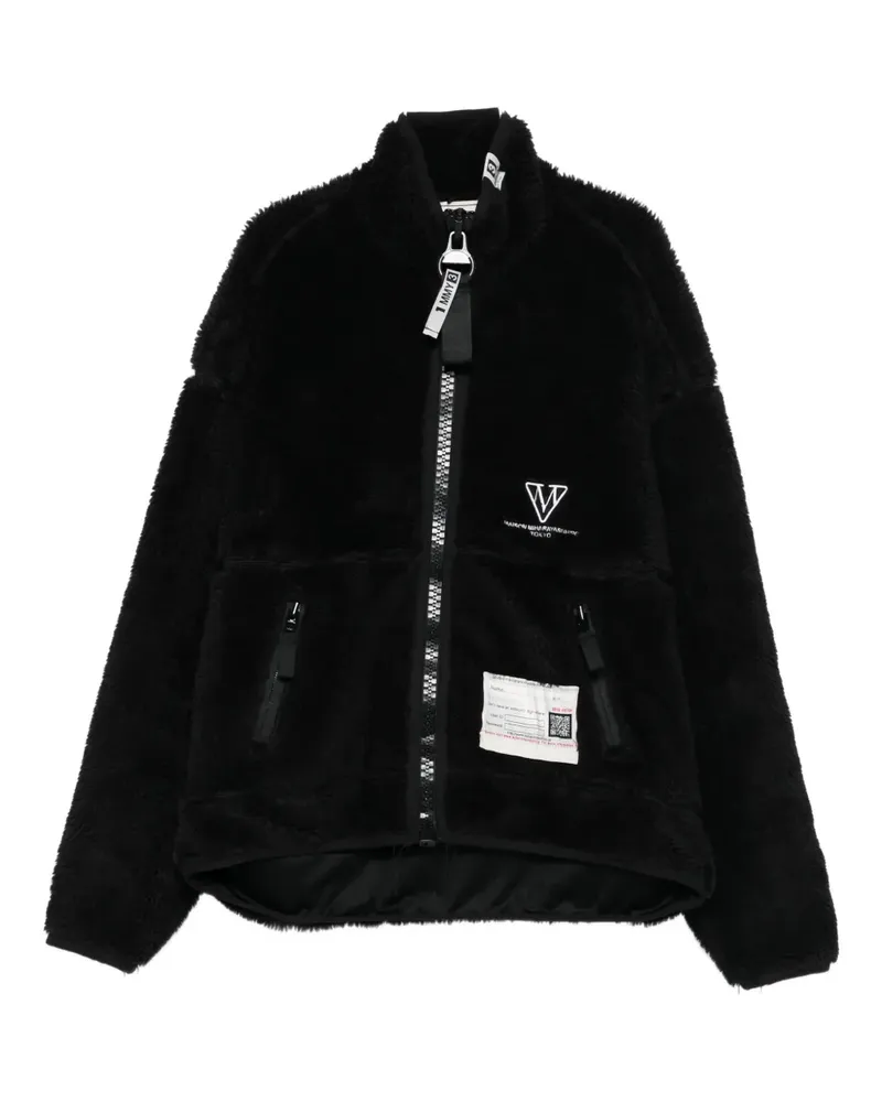 MIHARAYASUHIRO Bomberjacke aus Fleece - Schwarz Schwarz
