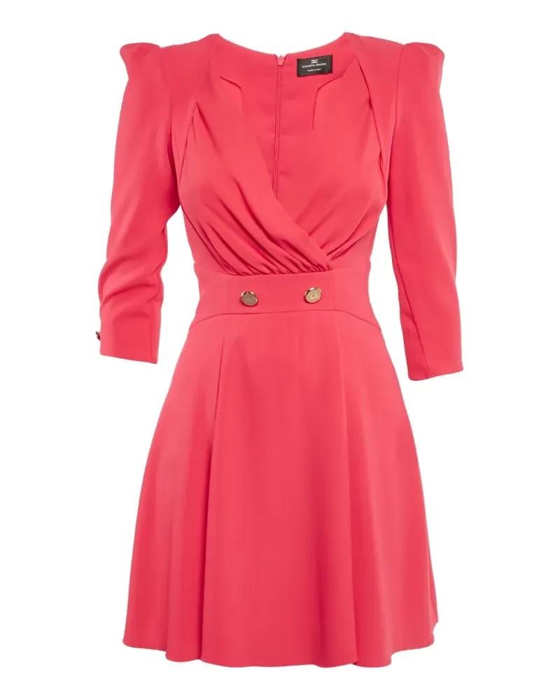 Elisabetta Franchi Kleid mit V-Ausschnitt - Rosa Rosa