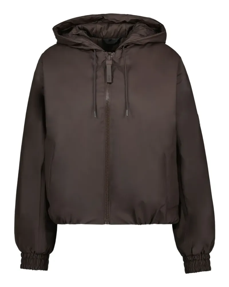 RAINS Lohja hooded bomber jacket - Braun Braun