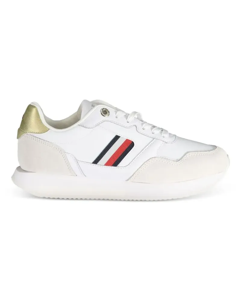 Tommy Hilfiger Global Stripes panelled sneakers - Weiß Weiß