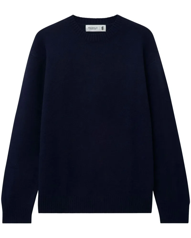 Pringle of Scotland Kaschmirpullover mit Rundhalsausschnitt - Blau Blau
