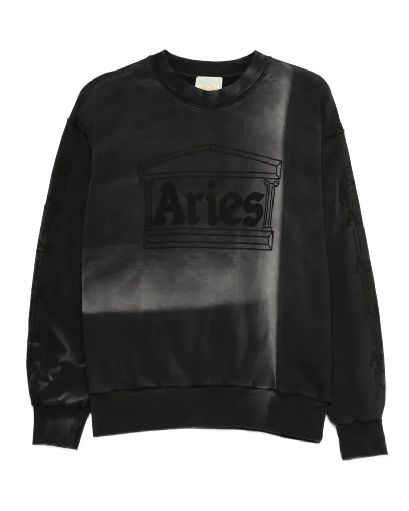 Aries Sunbleached Column sweatshirt - Schwarz Schwarz