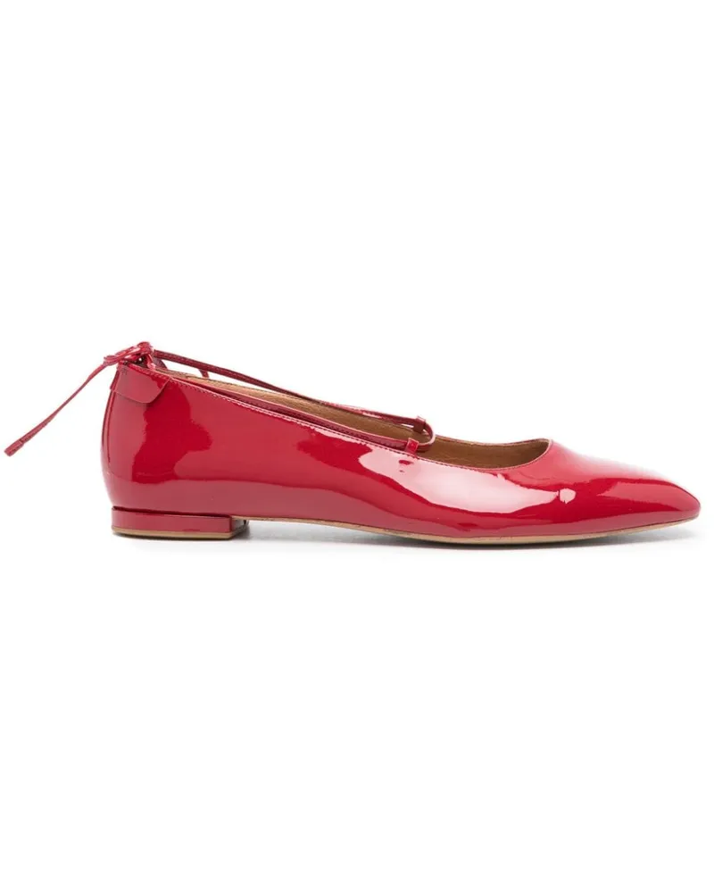 Claudie Pierlot Ballerinas aus Lackleder Rot