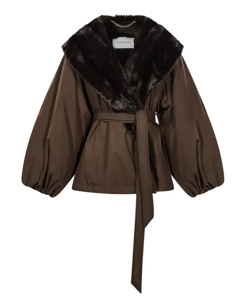 Magda Butrym Gesteppte Jacke - Braun Braun