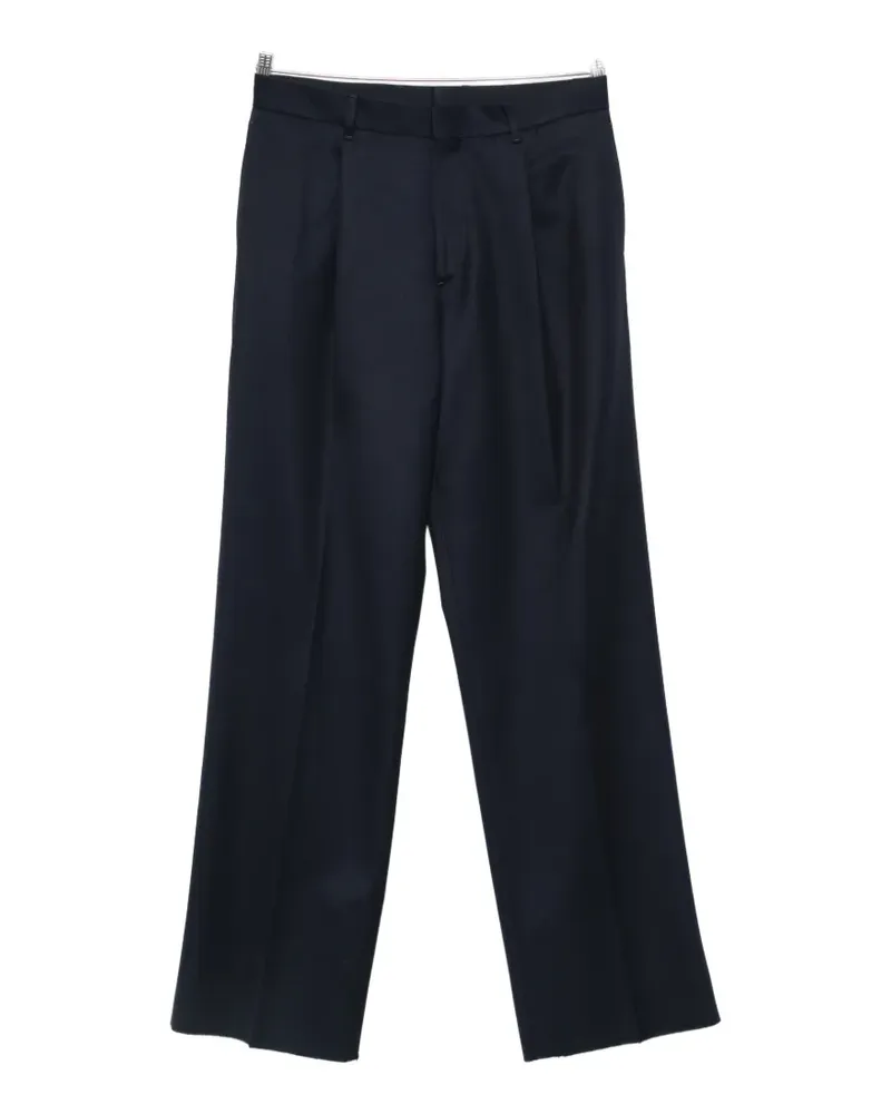 LARDINI pleated wide-leg trousers - Blau Blau