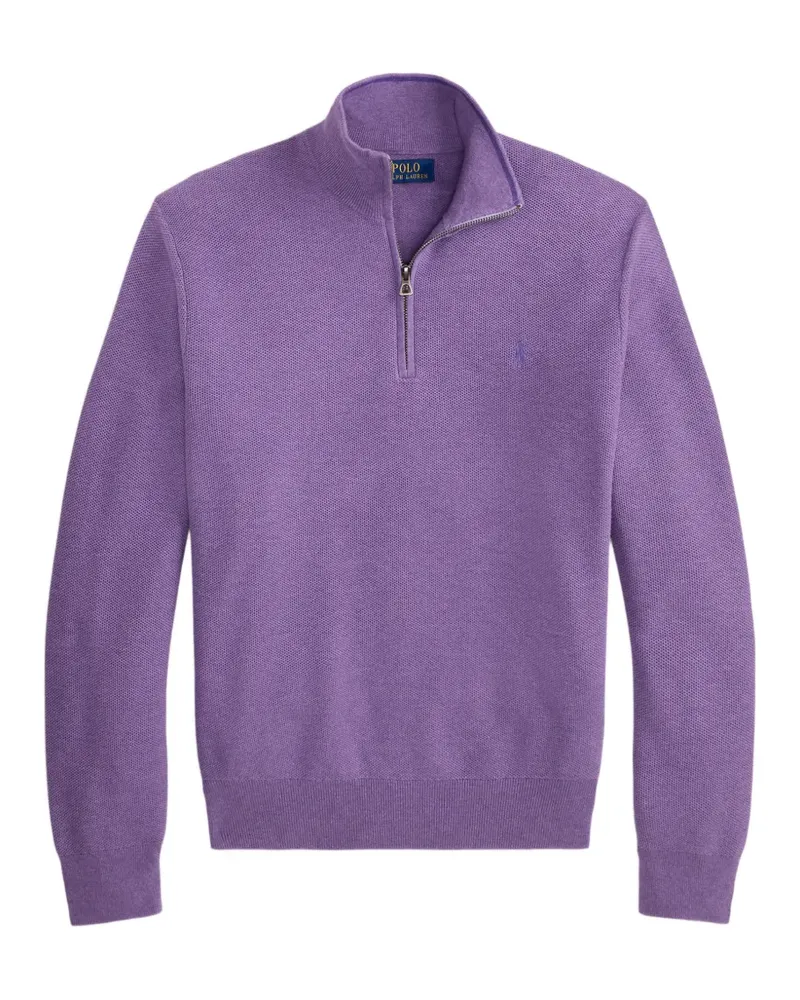 Ralph Lauren Pullover mit kurzem Reißverschluss - Violett Violett