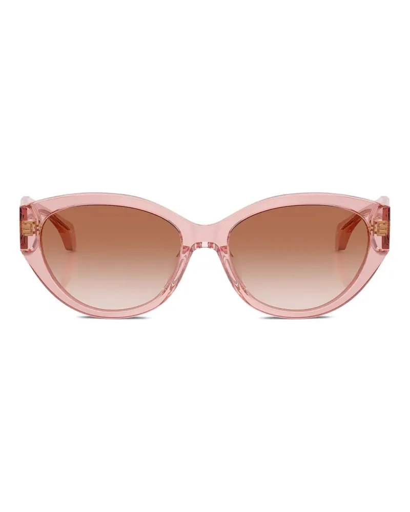 Versace Sonnenbrille mit ovalem Gestell - Rosa Rosa