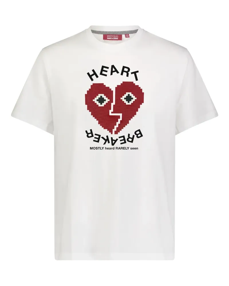 Mostly Heard Rarely Seen Heartbreaker T-Shirt - Weiß Weiß