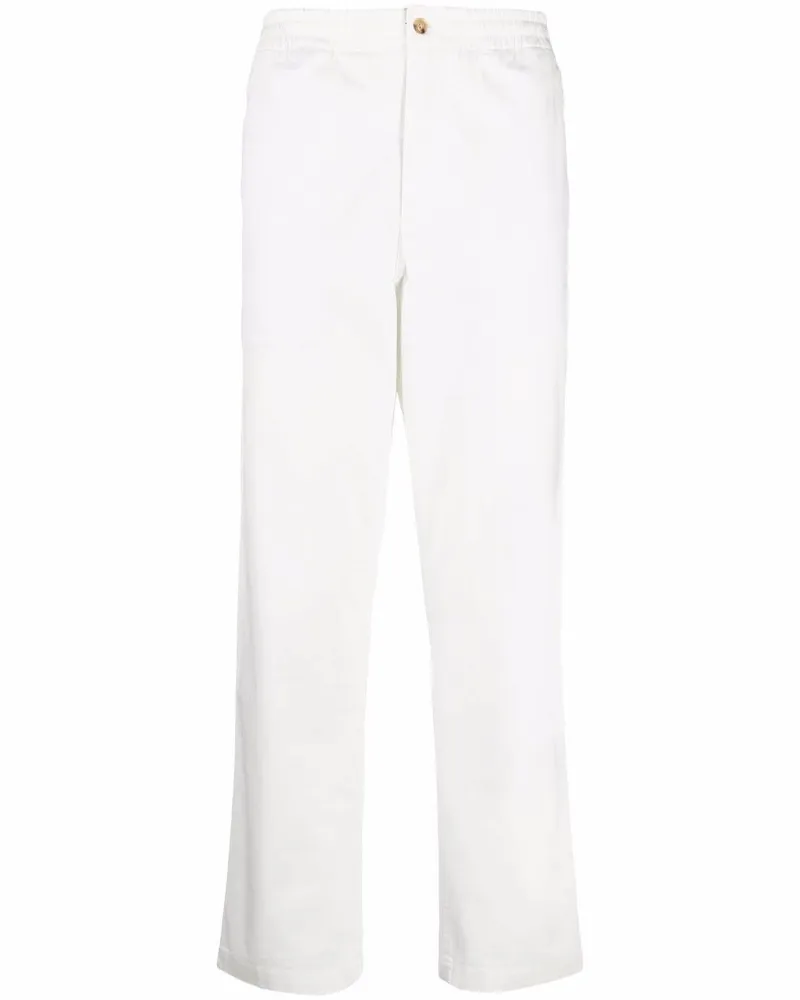 Ralph Lauren Chino mit Logo-Stickerei - Weiß Weiß