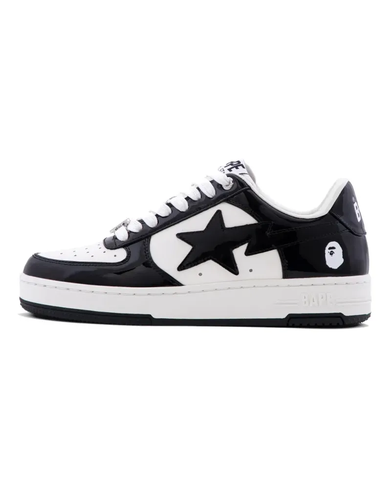 BAPE Bape STA Sneakers aus Lackleder - Schwarz Schwarz