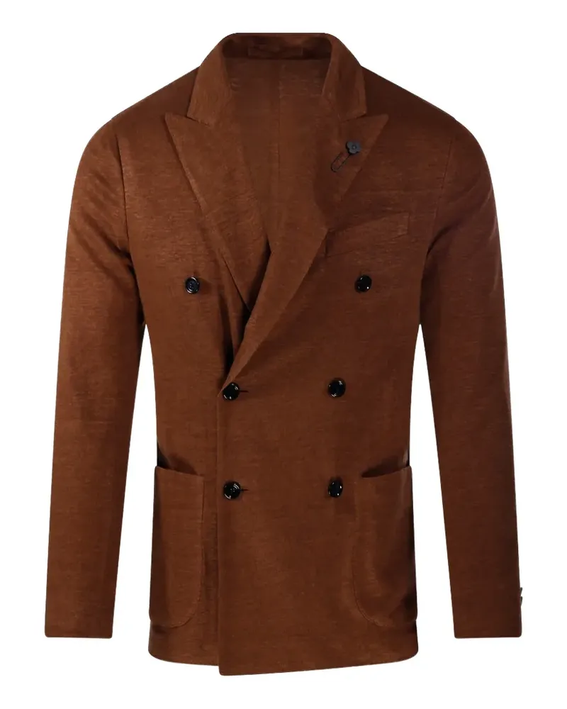 LARDINI Doppelreihiges Sakko - Braun Braun
