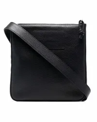 Emporio Armani Kuriertasche mit Logo-Prägung Schwarz