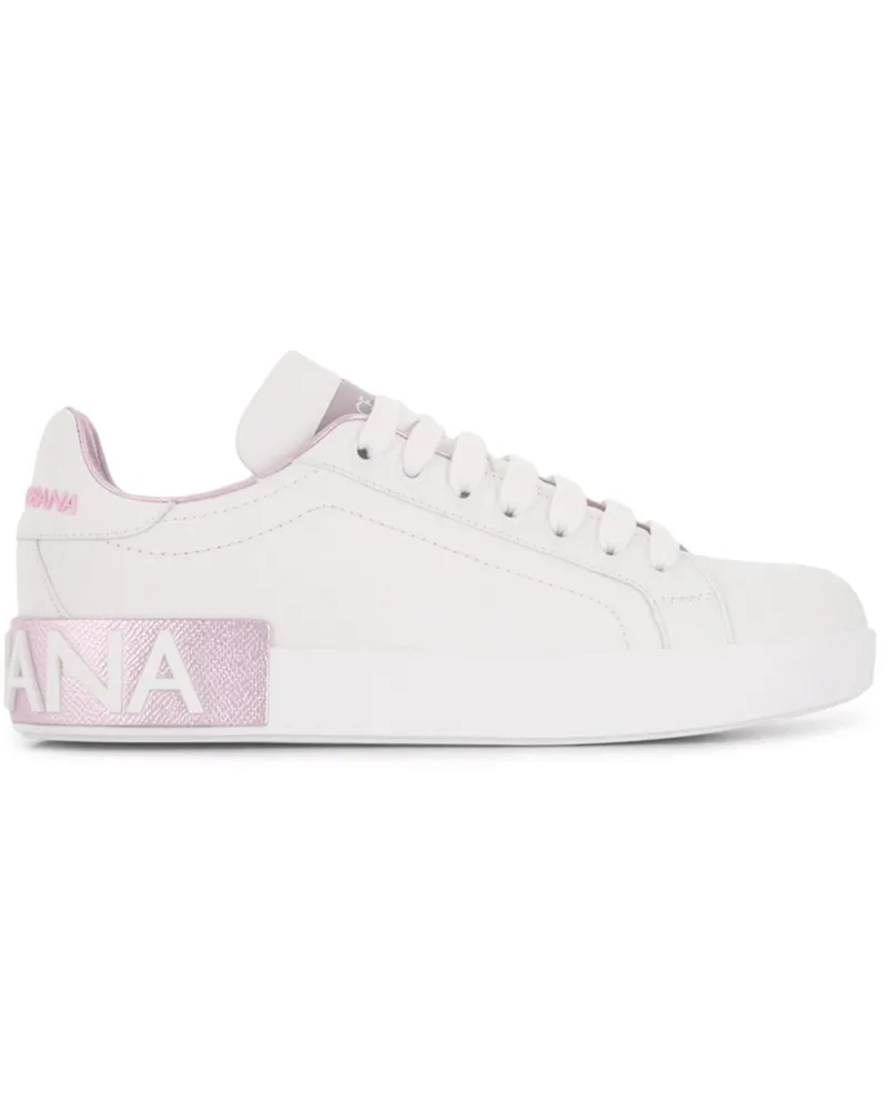 Dolce & Gabbana Portofino' Sneakers - Weiß Weiß