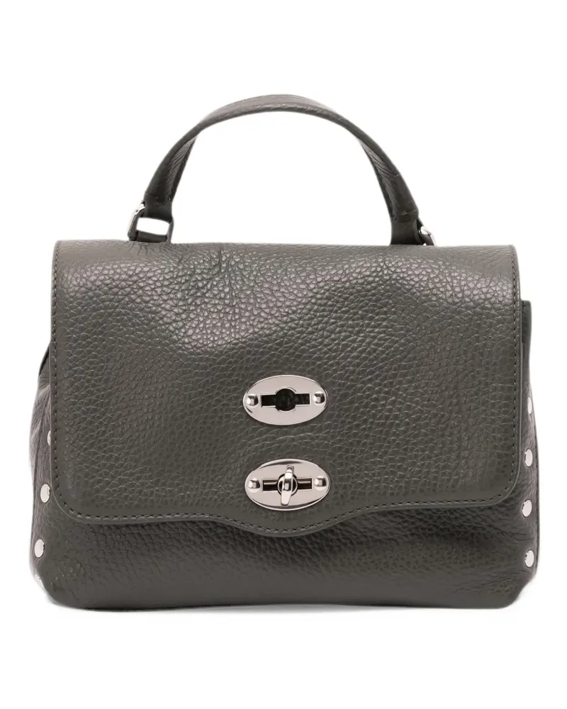 Zanellato Postina Clutch mit Drehverschluss - Grau Grau