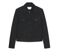 Jacke aus schwarzem Denim