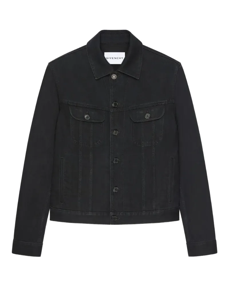 Givenchy Jacke aus schwarzem Denim Schwarz