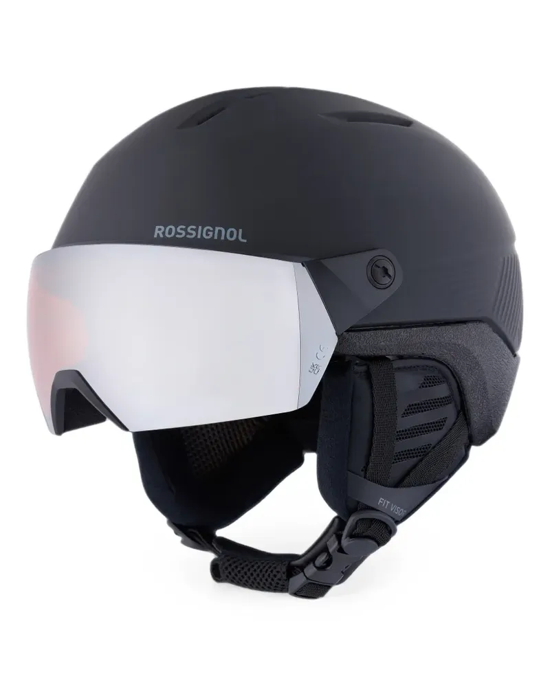 Rossignol Fit Visor Impacts Helm - Schwarz Schwarz