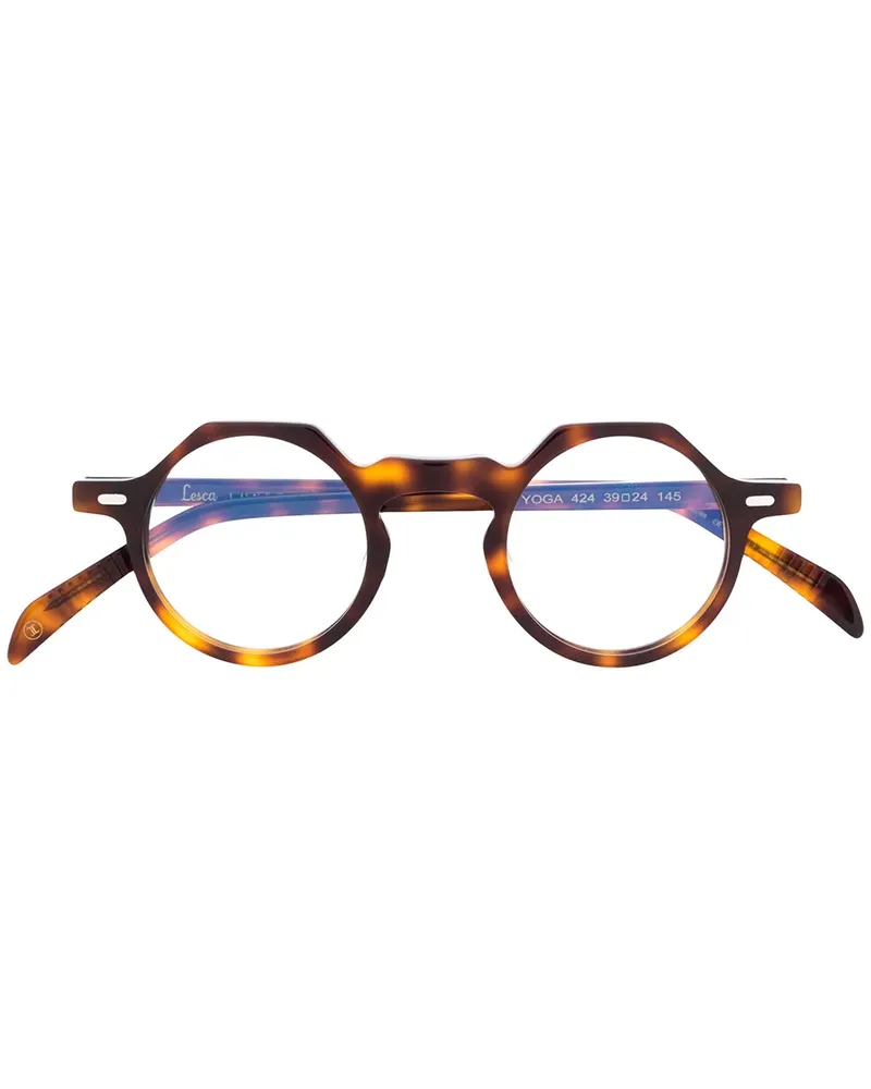 Lesca Yoga' Brille in Schildpattoptik - Braun Braun
