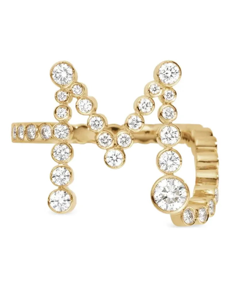 Sophie Bille Brahe Ensemble M Ring mit Diamant - Gold Gold