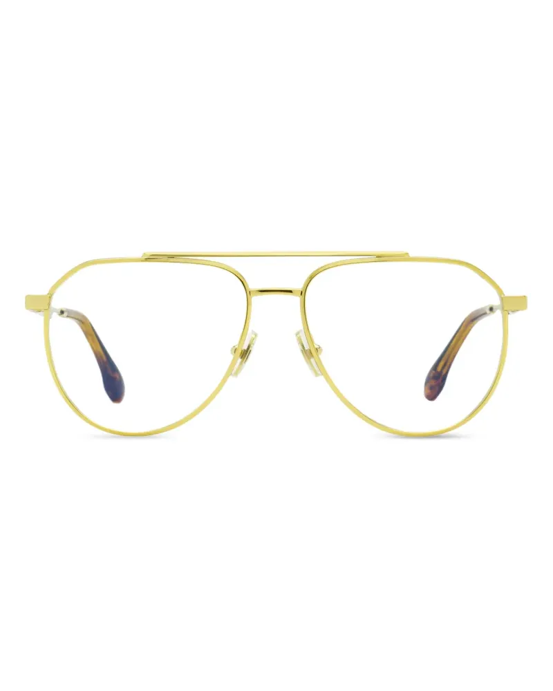 Victoria Beckham Pilotenbrille mit doppeltem Steg - Gold Gold