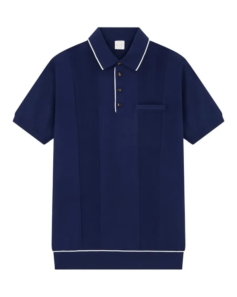 Pal Zileri Poloshirt mit Tasche - Blau Blau