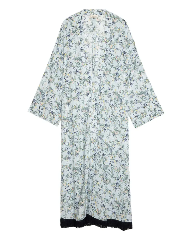 Zadig & Voltaire Mantel aus Seide - Blau Blau