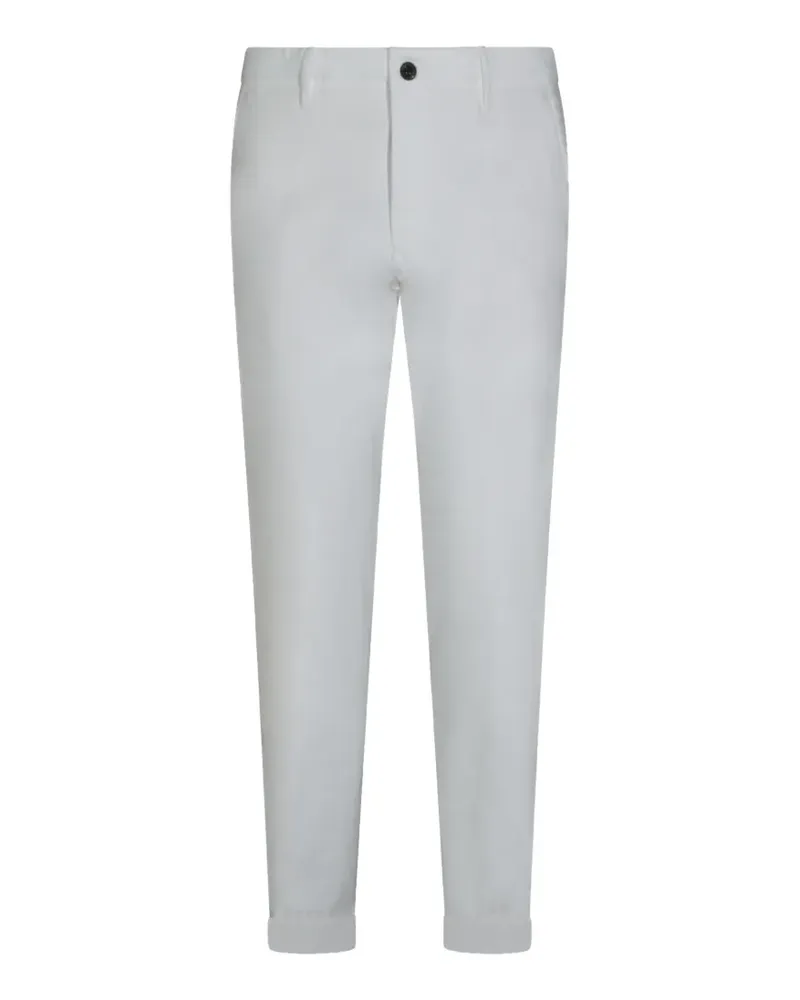 Incotex slim-fit twill trousers - Weiß Weiß