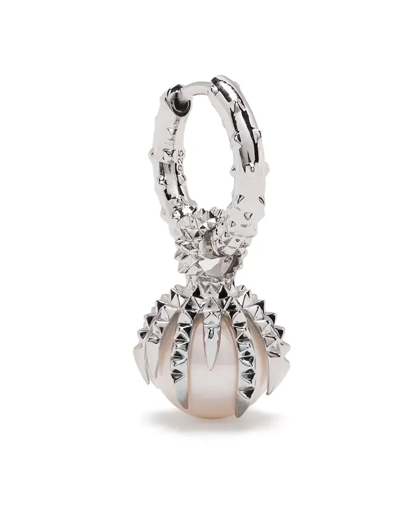 KASUN LONDON Dragon Ohrring - Silber Silber