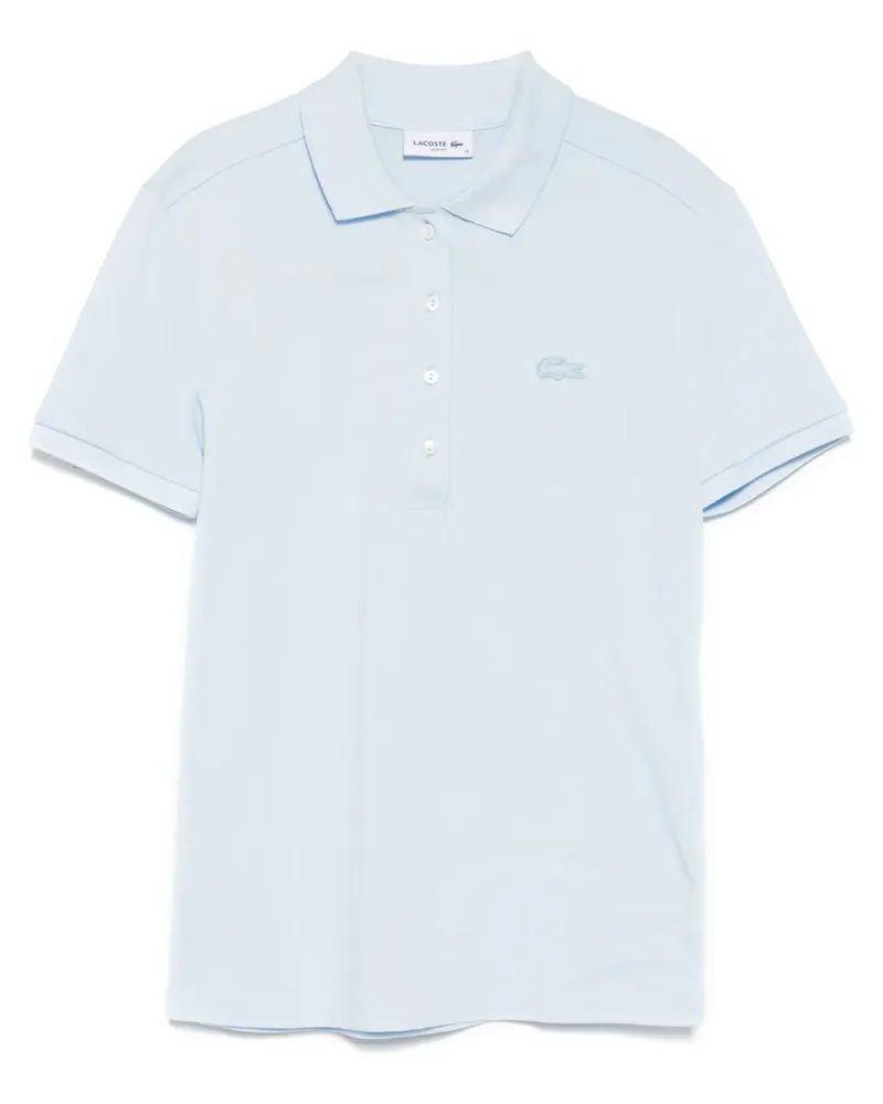 Lacoste Poloshirt mit Logo-Patch - Blau Blau