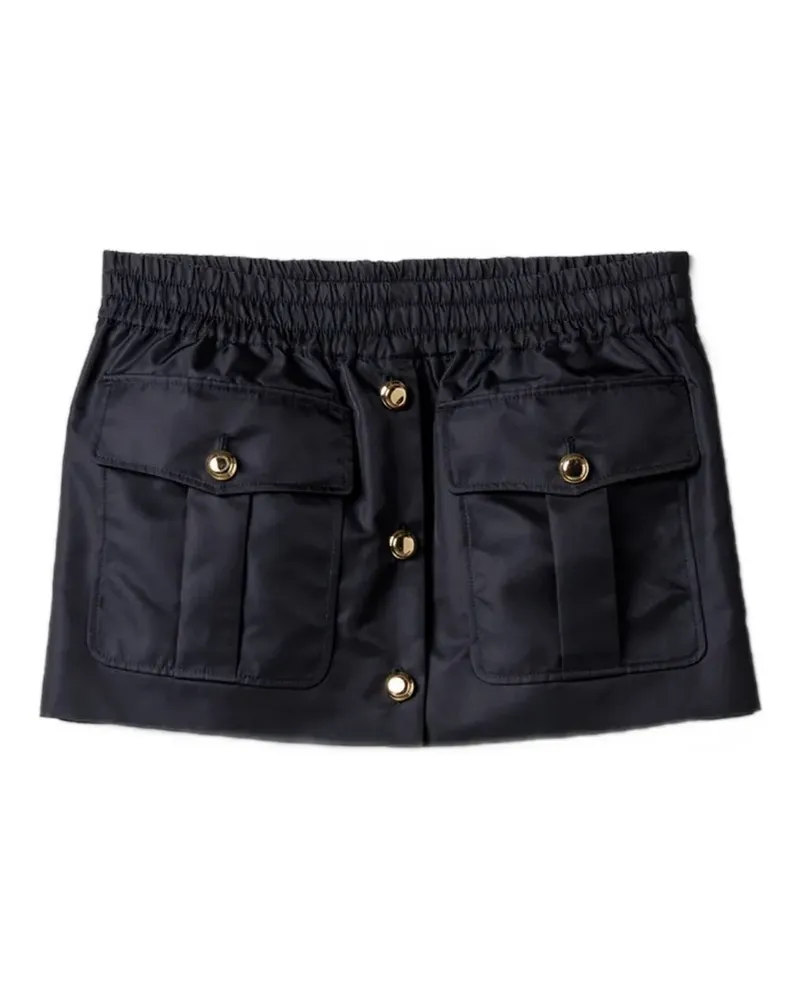 Miu Miu Minirock mit Taschen - Blau Blau